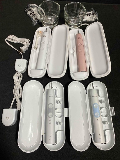PHILIPS Battery Powered Sonicare Rechargeable Toothbrushes