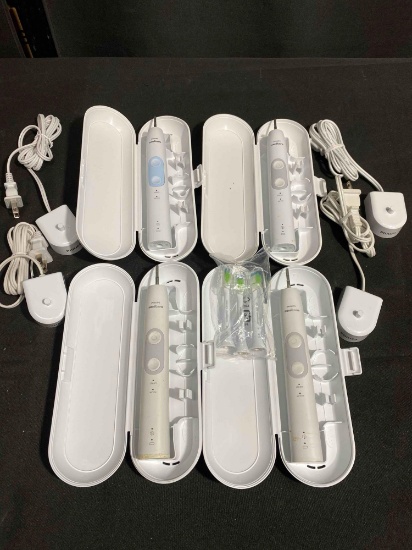 Lot of Philips Power Toothbrushes