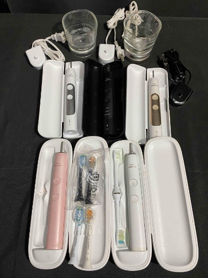 Lot of Philips Power Toothbrushes