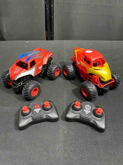 Lot of Spin Master Marvel RC Cars With Remote