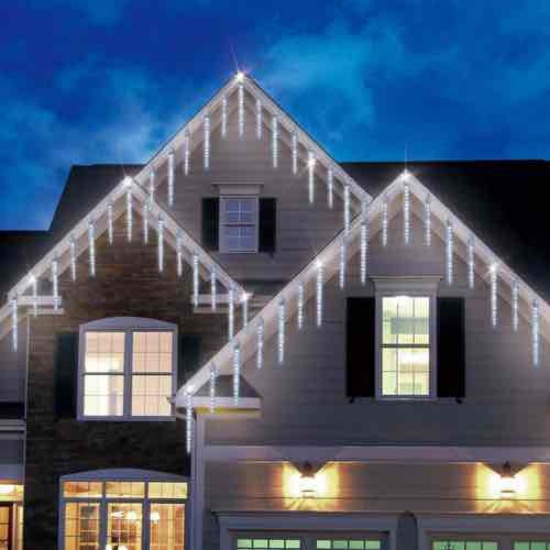 3 Sets of Member's Mark 5-Function LED Crystal Icicle Lights
