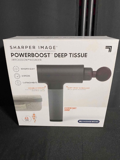 Sharper Image Powerboost Deep Tissue Percussion Massager