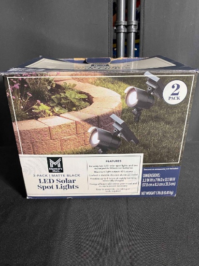 Members Mark 2-pack Led Solar Spot Lights