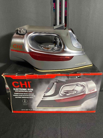 CHI Electronic Iron with retractable cord