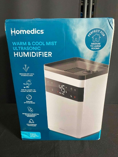 Homedics Warm & Cool Mist Ultrasonic Humidifier