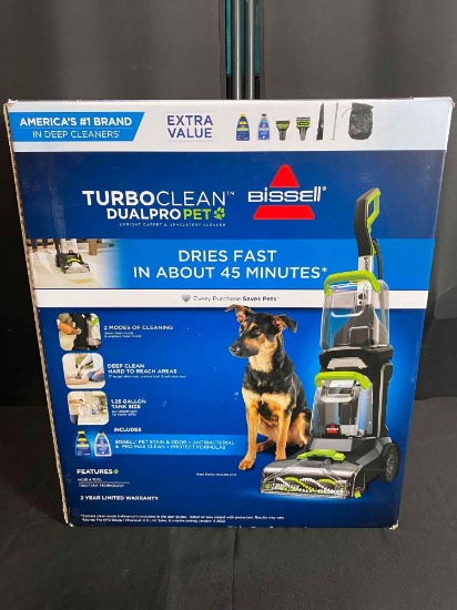 Bissell TurboClean Dual Pro Pet Upholstery Cleaner