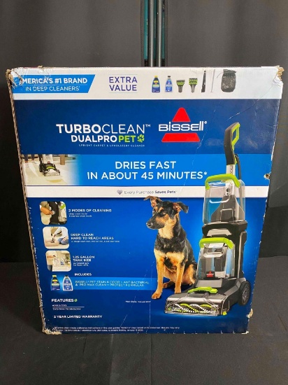 Bissell TurboClean Dual Pro Pet Upholstery Cleaner