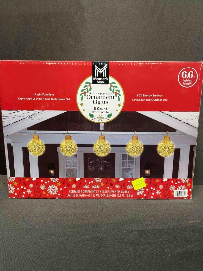 Members Mark 5 count LED Ornament Lights