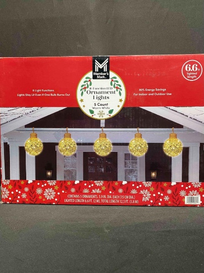 Members Mark 5 Count LED Ornament Lights