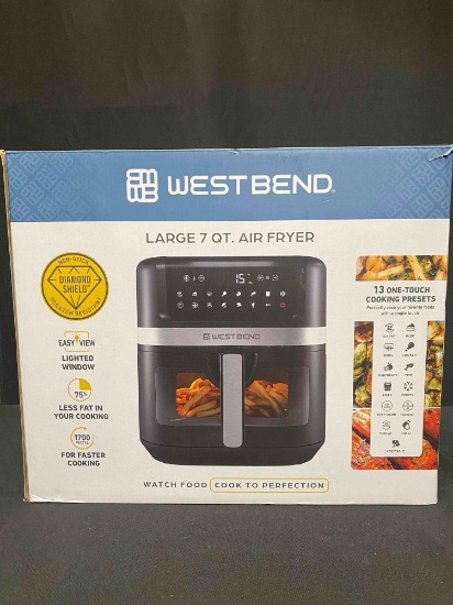 West Bend 7QT Air Fryer With 13 One-Touch Presets