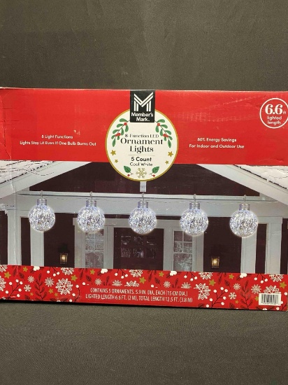 Members Mark 5 Count LED Ornament Lights