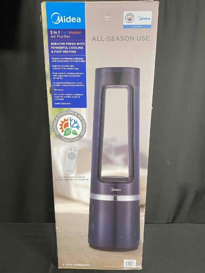 Midea 3 in 1 Fan Heater Air Purifier