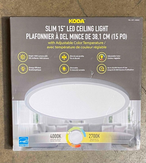 KODA SLIM 15" LED CEILING LIGHT