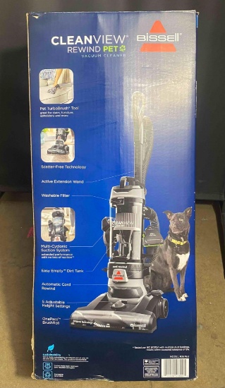 BiSSEll CLEANVIEW REWIND PET VACUUM CLEANER