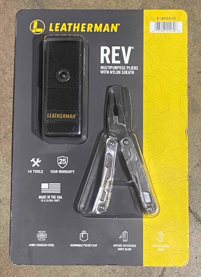 LEATHERMAN REV MULTIPURPOSE PLIERS WITH NYLON SHEATH