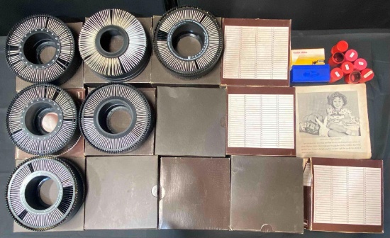 Lot of Rotary Slide Tray Charger Circular