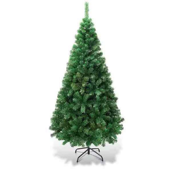 CASAINC 5 ft. Green PVC Xmas Pine Artificial Tree