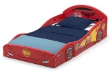 Cars Lightning McQueen Plastic Sleep and Play Toddler Bed