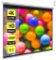 VIVOHOME Projector Screen Pull Down, 1:1 120 Inch Retractable Projection Screen