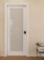 Interior 1-Lite Frosted Glass Sliding Pocket Door Withe Solid Core Pantry Door 24in x 80in