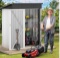 DWVO 5x3ft Metal Outdoor Storage Shed, Waterproof Tool Shed Heavy-Duty Storage Unit with Lockable Do