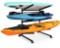 Kayak Storage Rack with Lockable casters,Thickened Heavy Duty Kayak StandHolds 3 Kayaks