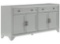 Crosley Furniture Tara Modern Farmhouse Sideboard Buffet Cabinet with Storage Shelves and Drawers