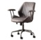 Home Office Chair with Rolling Swivel Wheels, Mid Back Faux Suede Leather