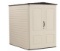 Rubbermaid Large Vertical Resin Outdoor Storage Shed With Floor (6.2 x 4.6 Ft), Weather Resistant,