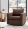 COLAMY Swivel Accent Chair 34in Living Room Chair Upholstered