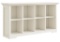 OSCHF Cube Shelf Bookcase with Base - Wooden 2 Tiers Floor Standing