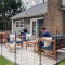 39in H (3 Fence Panels) No Dig Easy Install Zippity Black Metal Fence, Decorative Fence