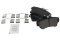 TRQ Front Brake Pads Semi-Metallic Compatible with 2001-2010 Chrysler PT Cruiser