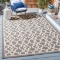 SAFAVIEH Courtyard Collection 8ft x 11ft Grey/Beige CY6071 Indoor/ Outdoor