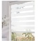 Persilux Zebra Blinds Dual Layer Roller Sheer Shades 72in W X 72in H White