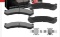 Cadillac Chevrolet GMC Hummer Front Ceramic Brake Pads with Hardware Kits