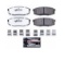 Power Stop Rear Z36-1304 Carbon-Fiber Ceramic Brake Pads