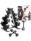 Cap Barbell Cap Hex Dumbbell Set with Rack 100 LB