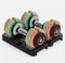 Adjustable Dumbbells Set 12.5LB/22.5LB Pair, 1-Sec Fast Adjustable