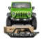Nilight Automotive Front Bumper with Heavy Duty Material fits Jeep Wrangler JK 2007-2018 Black