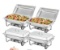 4-Pack Rectangle Chafing Dish Set