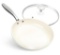 MICHELANGELO 10 Inch Frying Pan with Lid, Nonstick Fry Pan with Ceramic Coated