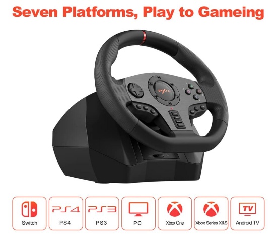 PXN V900 PC Steering Wheel Gaming - 270/900
