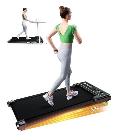 Walking Pad with Incline, Under Desk Treadmill for Home, 2.5HP Portable Treadmills