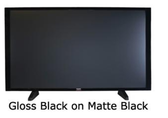 55in Prop TV ( Fake TV) 2 Pack - Black Finish Television. TV55XX