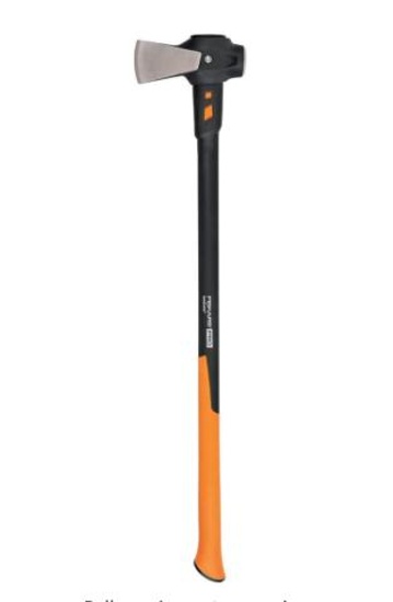 Fiskars Pro IsoCore Splitting Maul and Stainless Steel Axe