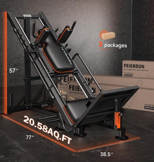 Incomplete Box Set - Leg Press Hack Squat Machine