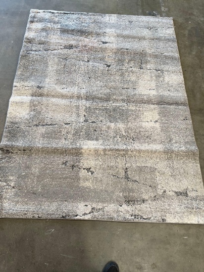 Icon area rug doma gray Rug Size: 5 ft. 3 in. x 7 ft.