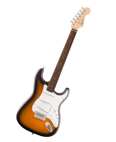 Fender Squier Debut Series Stratocaster Electric Guitar, Beginner Guitar