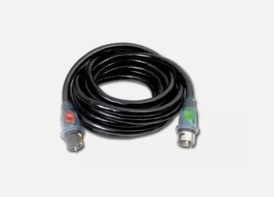 Milspec D12363050 Temporary AC Outdoor Power Extension Cord 6/3-8/1 STW 50A - 50 Foot
